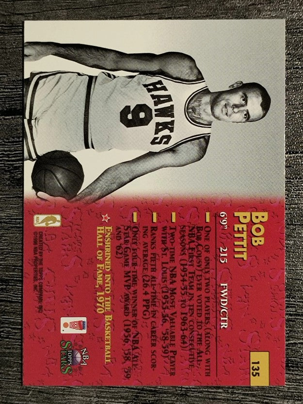 1996 Topps Stars #135 Bob Pettit