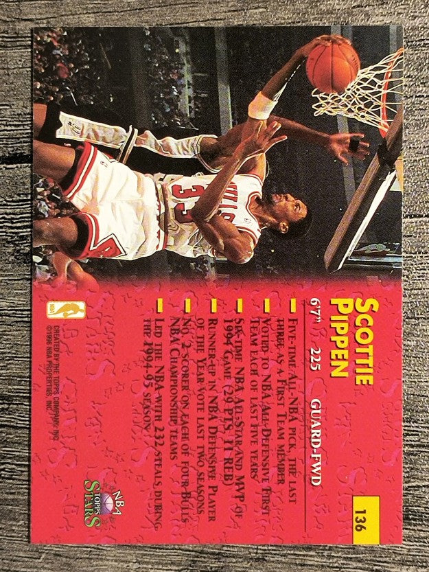 1996 Topps Stars #136 Scottie Pippen