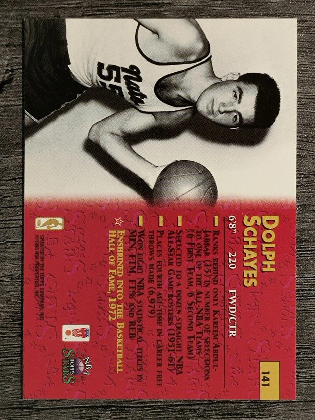 1996 Topps Stars #141 Dolph Schayes