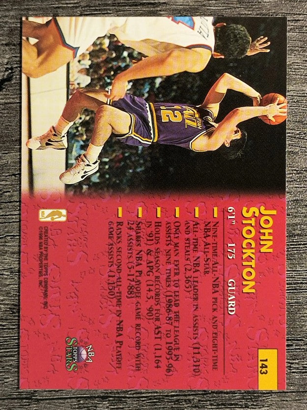 1996 Topps Stars #143 John Stockton