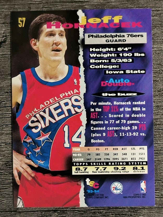 1993-94 Stadium Club #57 Jeff Hornacek