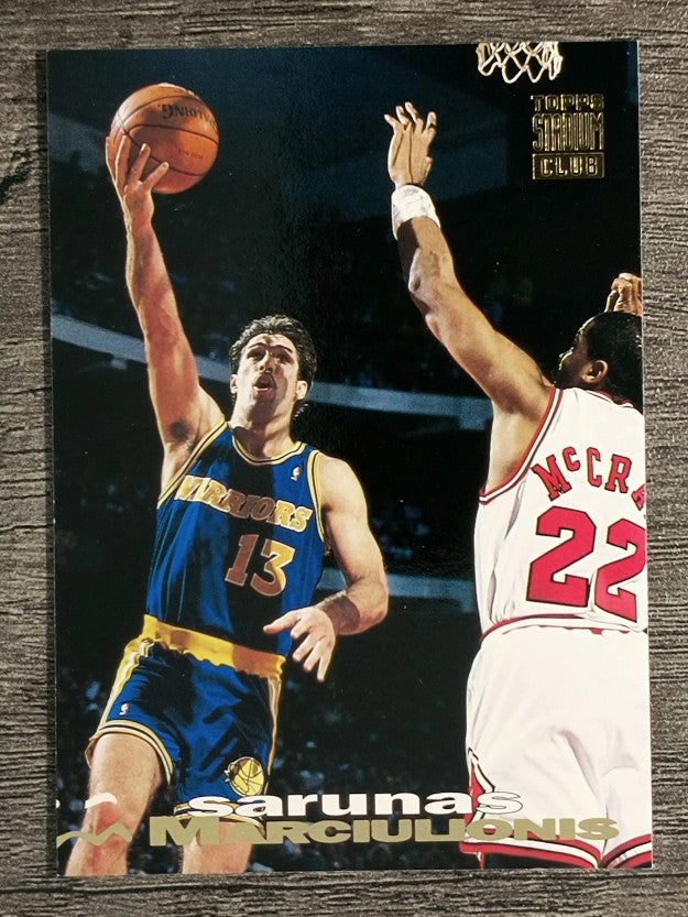 1993-94 Stadium Club #72 Sarunas Marciulionis