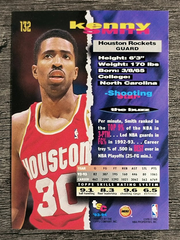 1993-94 Stadium Club #132 Kenny Smith