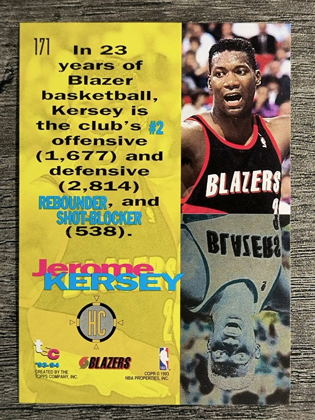 1993-94 Stadium Club #171 Jerome Kersey HC