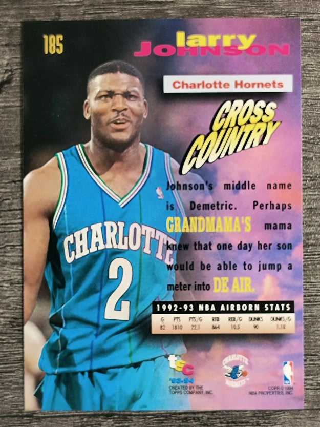 1993-94 Stadium Club #185 Larry Johnson FF