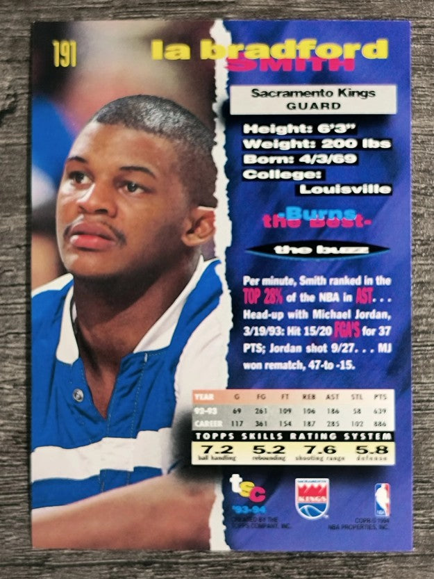 1993-94 Stadium Club #191 LaBradford Smith