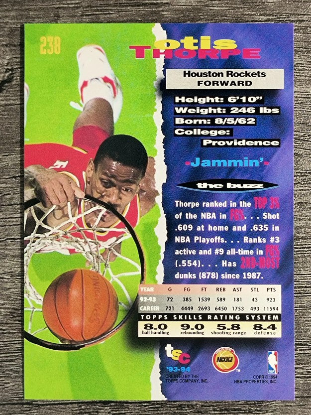 1993-94 Stadium Club #238 Otis Thorpe