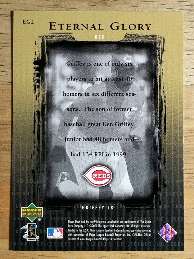 2000 Upper Deck Legends Eternal Glory #EG2 Ken Griffey Jr.