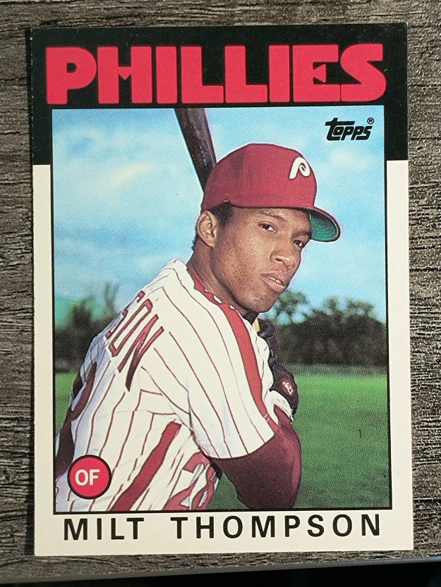 1986 Topps Traded #112T Milt Thompson