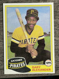 1981 Topps Traded #729 Gary Alexander