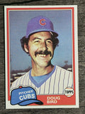 1981 Topps Traded #737 Doug Bird