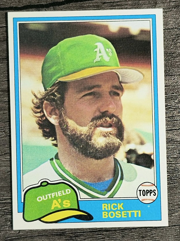 1981 Topps Traded #741 Rick Bosetti