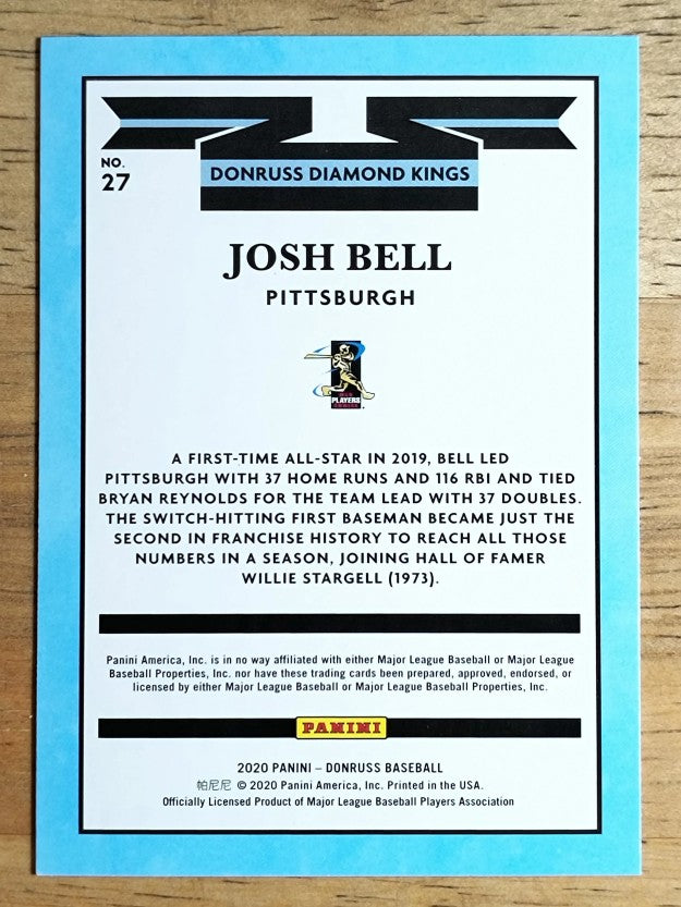 2020 Donruss #27 Josh Bell DK