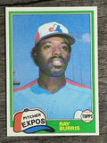 1981 Topps Traded #744 Ray Burris