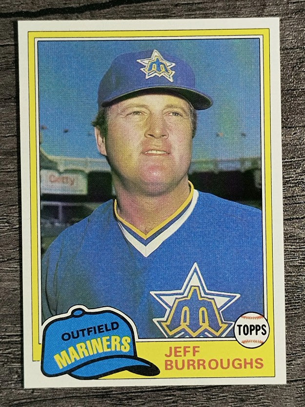 1981 Topps Traded #745 Jeff Burroughs