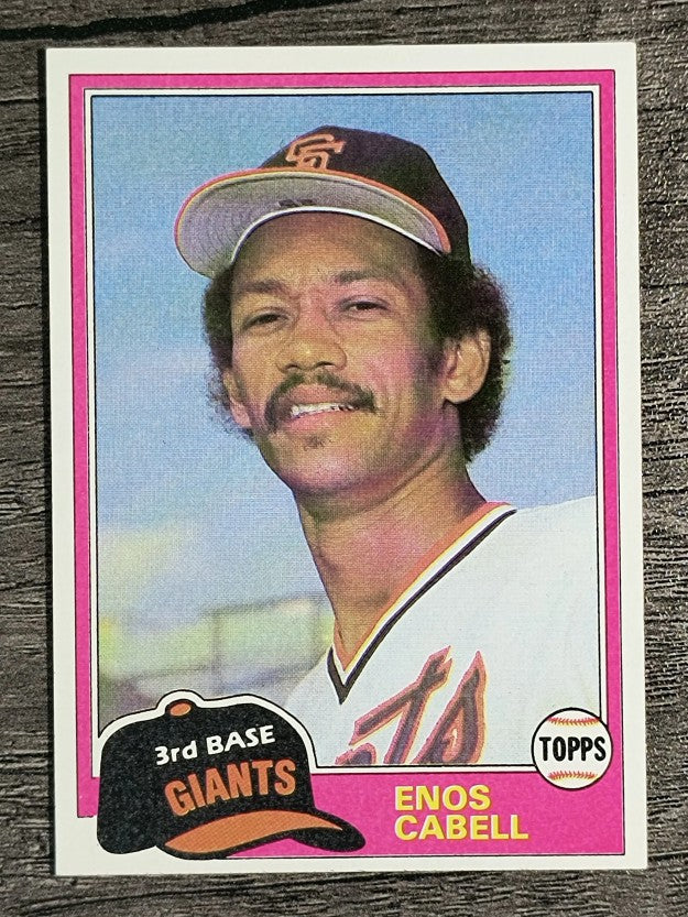 1981 Topps Traded #746 Enos Cabell
