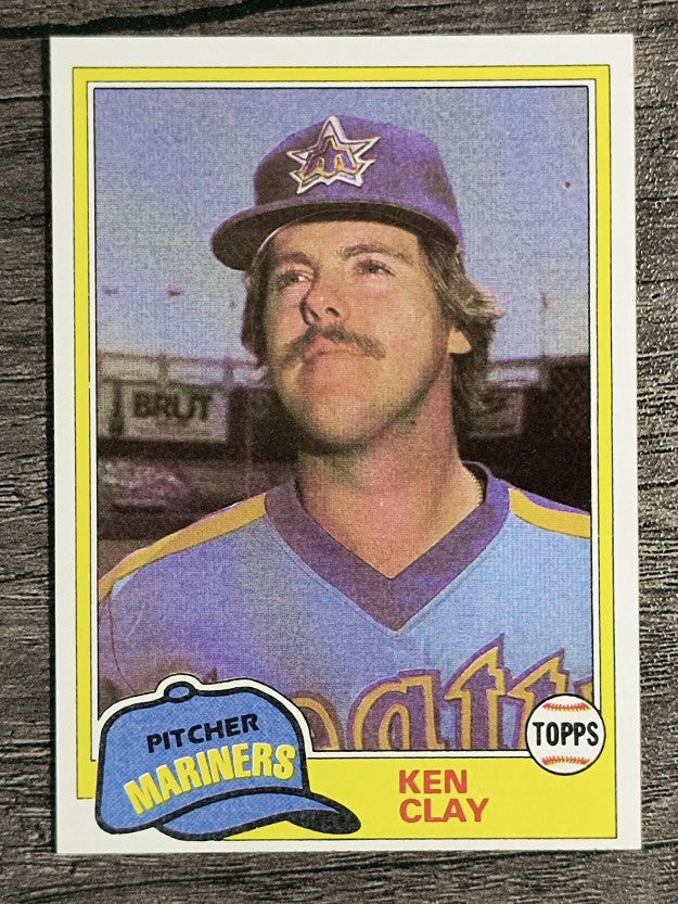 1981 Topps Traded #747 Ken Clay