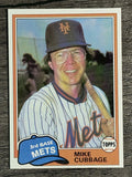 1981 Topps Traded #752 Mike Cubbage