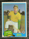 1981 Topps Traded #754 Brian Doyle