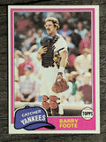 1981 Topps Traded #763 Barry Foote