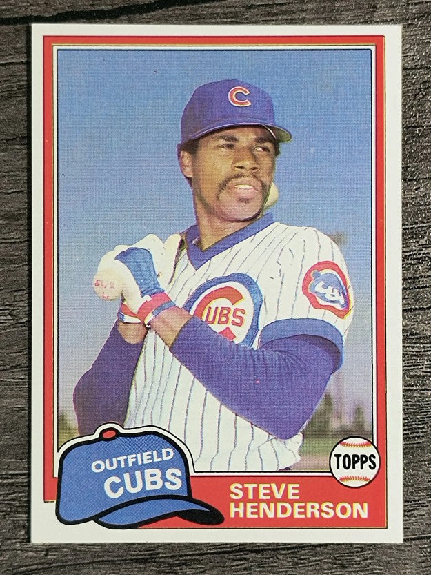 1981 Topps Traded #769 Steve Henderson