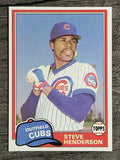 1981 Topps Traded #769 Steve Henderson