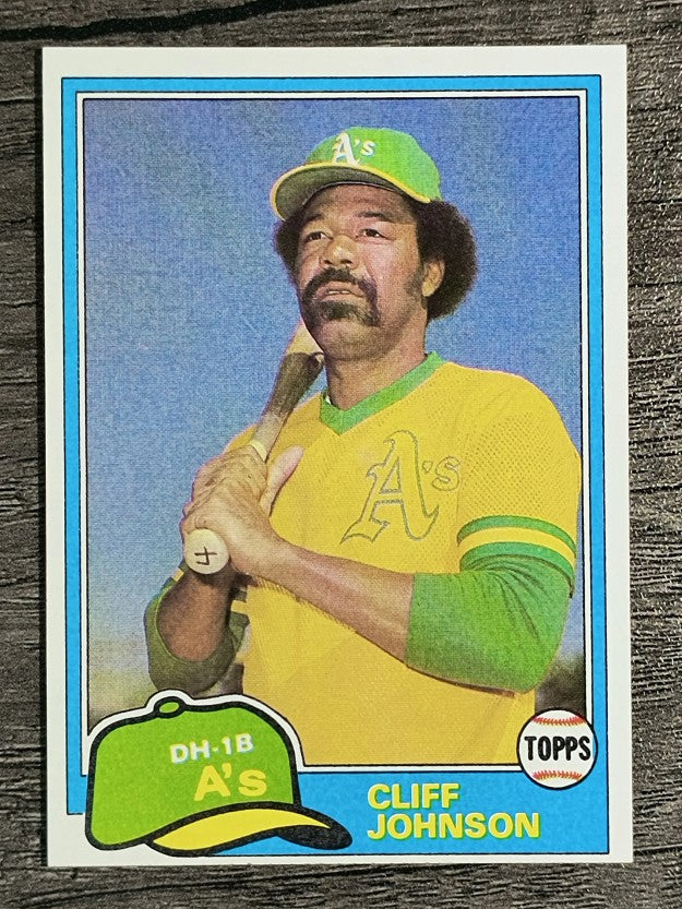 1981 Topps Traded #776 Cliff Johnson