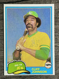 1981 Topps Traded #776 Cliff Johnson