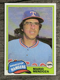 1981 Topps Traded #801 Mario Mendoza