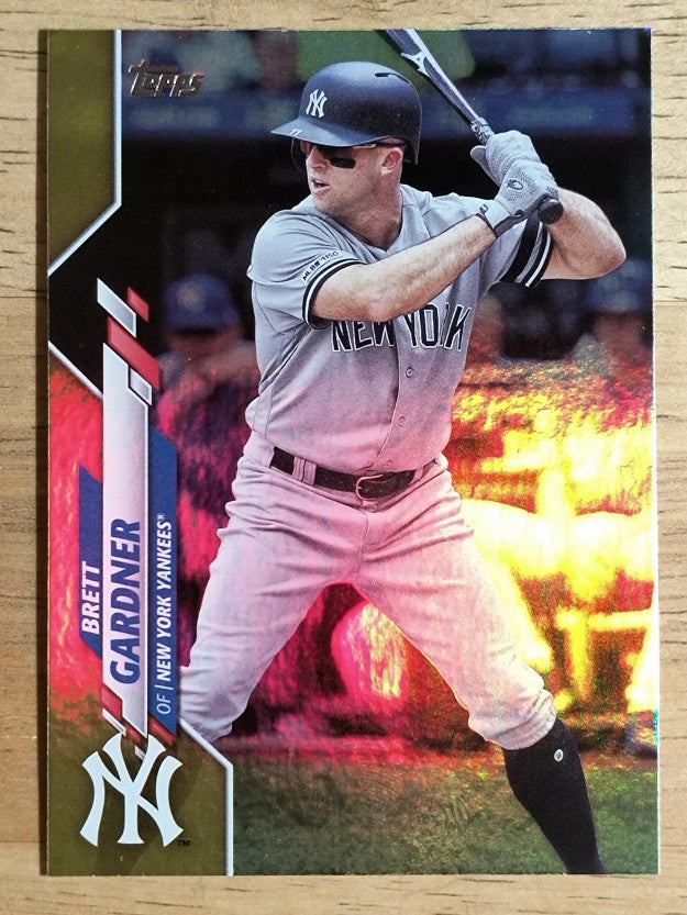 2020 Topps Gold Foil #614 Brett Gardner