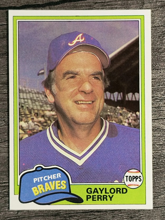 1981 Topps Traded #812 Gaylord Perry