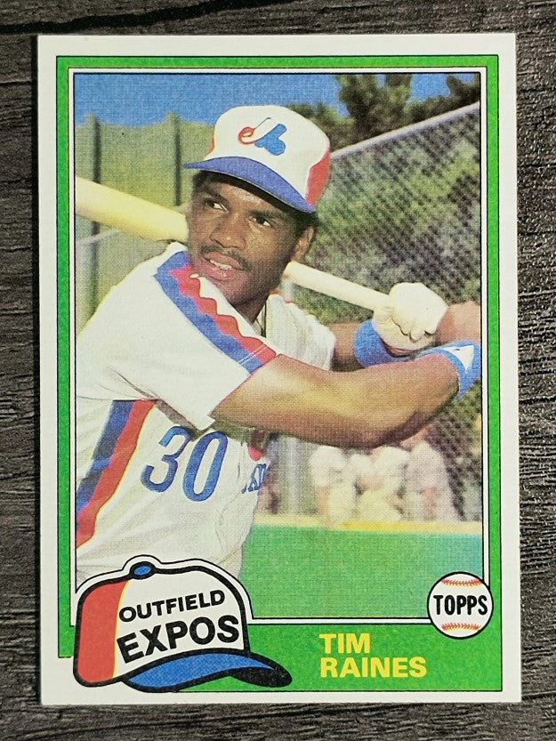 1981 Topps Traded #816 Tim Raines
