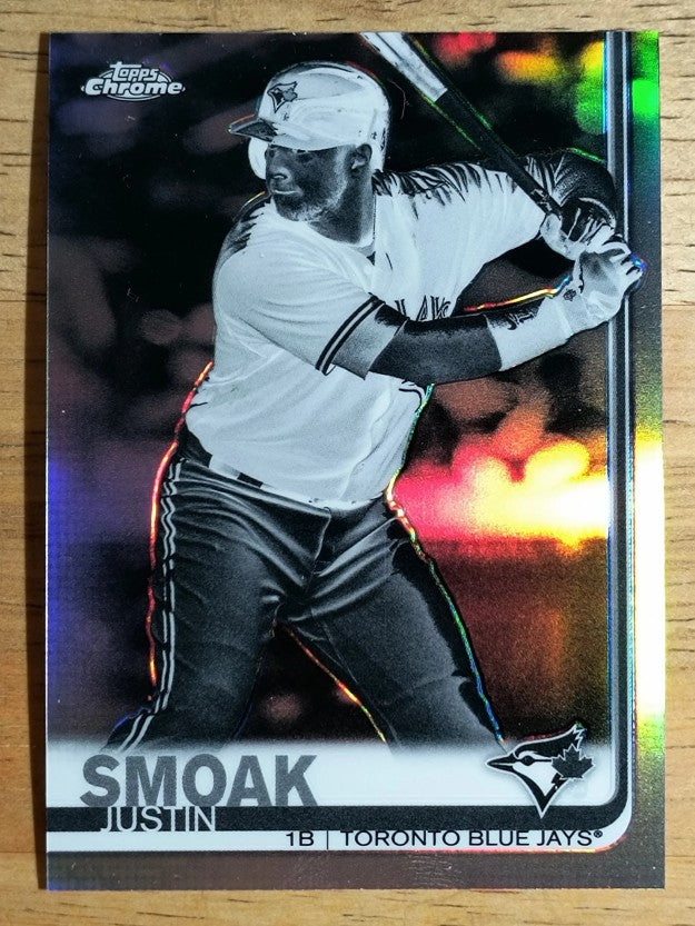 2019 Topps Chrome Negative Refractors #177 Justin Smoak