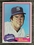 1981 Topps Traded #822 Rick Reuschel
