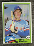 1981 Topps Traded #825 Leon Roberts