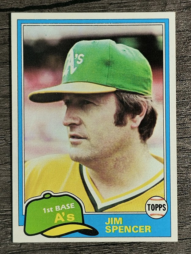 1981 Topps Traded #832 Jim Spencer