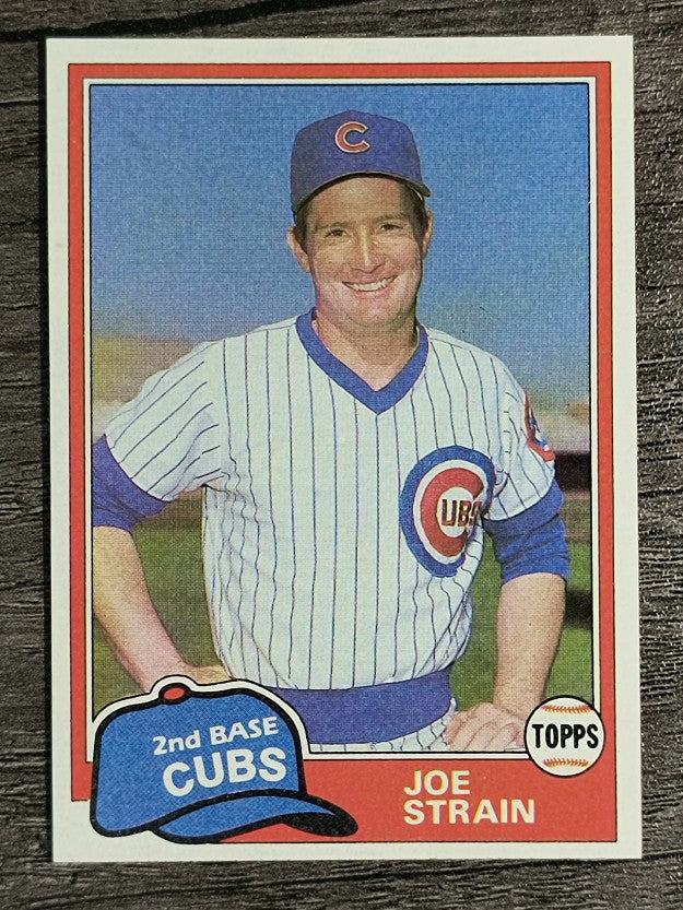 1981 Topps Traded #837 Joe Strain