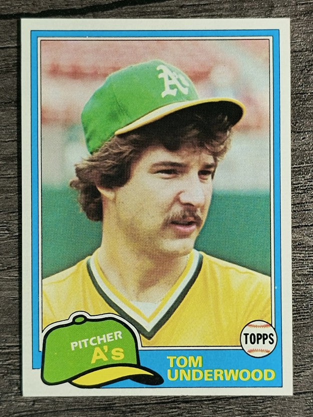 1981 Topps Traded #846 Tom Underwood