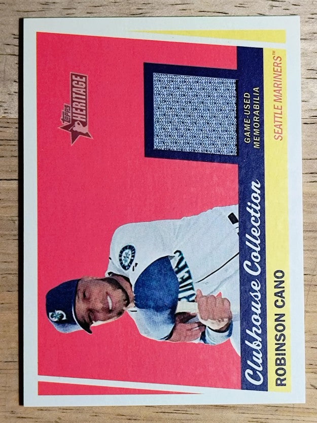 2016 Topps Heritage Clubhouse Collection Relics #CCRRC Robinson Cano