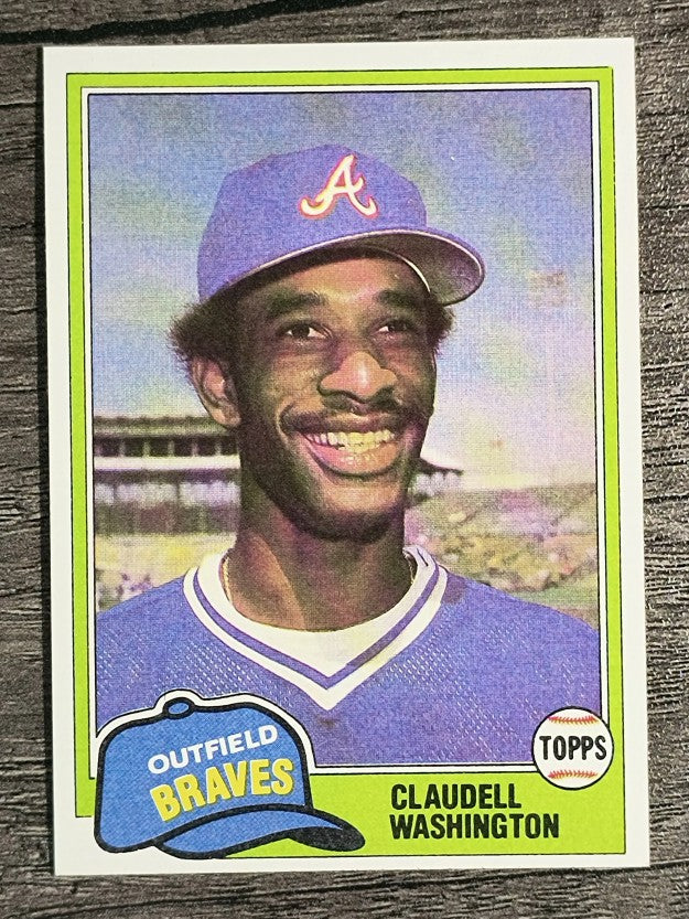 1981 Topps Traded #854 Claudell Washington