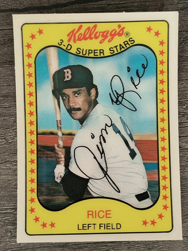 1981 Kellogg's #9 Jim Rice