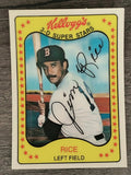 1981 Kellogg's #9 Jim Rice
