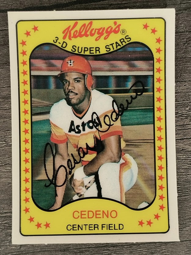 1981 Kellogg's #14 Cesar Cedeno