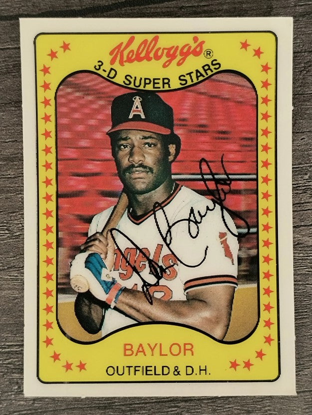 1981 Kellogg's #15 Don Baylor
