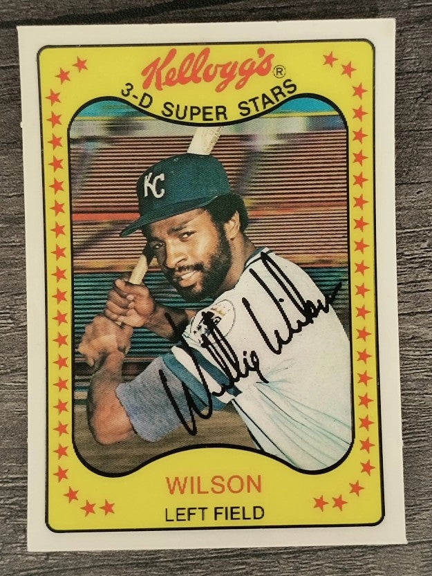 1981 Kellogg's #24 Willie Wilson