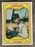 1981 Kellogg's #25 Steve Henderson