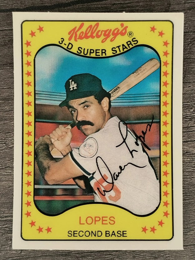 1981 Kellogg's #29 Dave Lopes