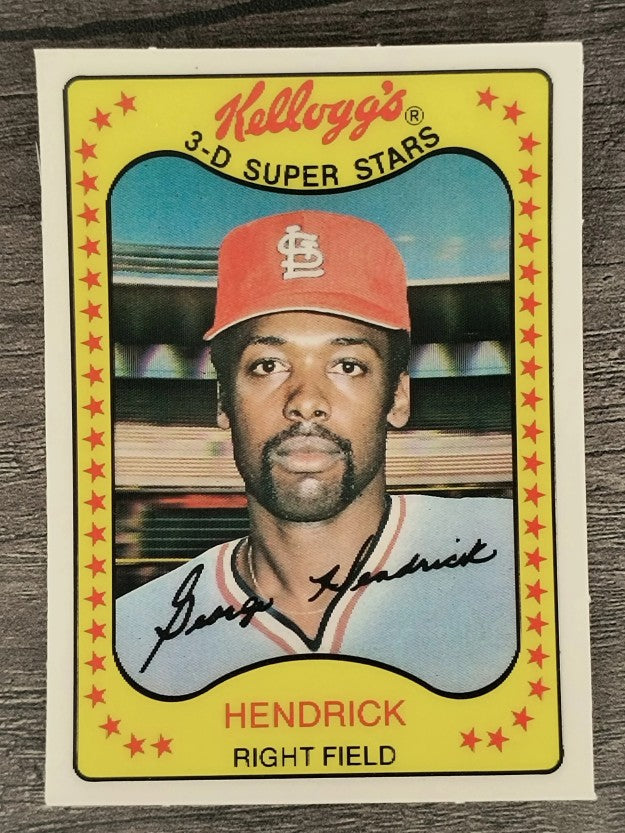 1981 Kellogg's #35 George Hendrick