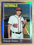 2019 Topps Heritage Chrome Purple Refractors #THC530 Patrick Corbin