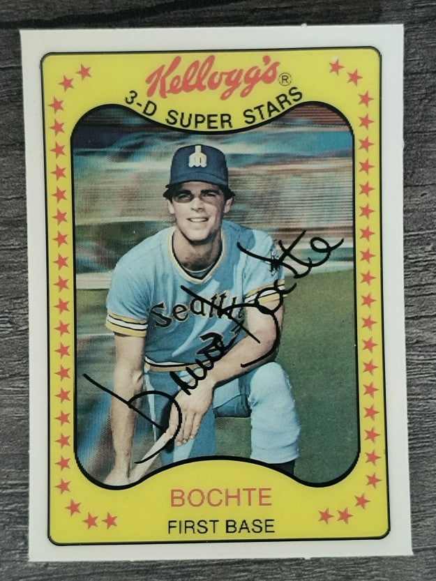 1981 Kellogg's #62 Bruce Bochte